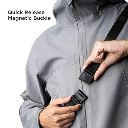 ALPAKA Elements Tech Case Tech Pouch 2.1L 케이블 백 그레이 X-Pac VX21 | 내후성 원단, YKK 아쿠아가드 지퍼, 탈착식 어깨끈, 전자 제품 및 액세서리에 이상적 - color: 회색.
