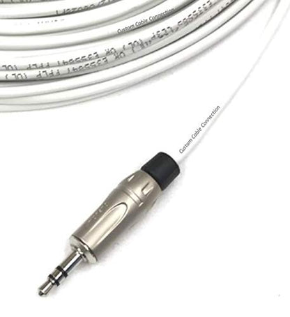 Custom Cable Connection 10 Foot Plenum CL3P 3.5mm (1/8 inch) Stereo Male to Blunt Cable - size: 10 Foot