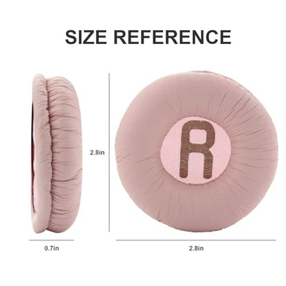 Tune 600 Ear Pads Replacement Ear Cushions Compatible with JBL Tune 600BTNC T500BT T510BT Tune 500 T450BT JR300 JR300BT Headphones High-Density Memory Foam Earpads Earmuffs Ear Cups Cover (Pink) - color: Pink