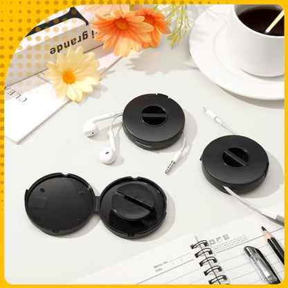 Copkim 9 Pcs Winder Retractable Charging Cord Winder
