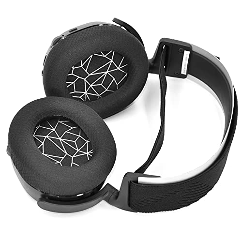 Defean Earpads for SteelSeries Arctis 7/9 (Not Fit Nova)-Gray Line - color: Black_gray