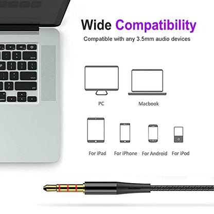 Wired Headphones with Microphone Pack of 6, in-ear Earbuds 3.5mm(Black) | Earphones Wired with Bass-heavy sound,Tangle-free design, Ergonomic in-ear style, and compatibility with all 3.5mm jacks - color: Black