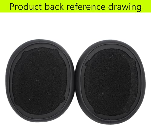 Replacement Ear Pads for Skullcandy Crusher Wireless/Crusher360 Headphones | Also suitable for Hesh3/Hesh ANC/Hesh Evo/Venue ANC/Crusher Evo/Crusher ANC headphones-black - color: Black/leather