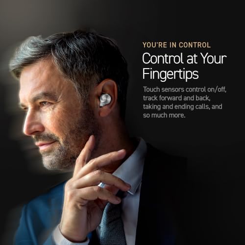 Technics Reference Class Hi-Fi Wireless Ear Buds, Dolby Atmos with Head Tracking, Adaptive Noise Cancelling, 3 Device Multipoint, 10-Hr Battery, Wireless Charging, Improved Fit, EAH-AZ100-S(Silver) | Head Tracking, Adaptive Noise-canceling, 3 Device Multi