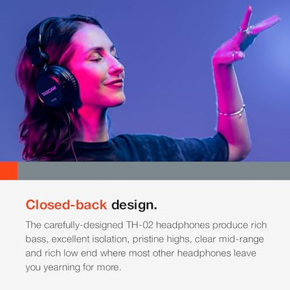 Tascam CA-XLR2d-F and Studio Headphones Bundle