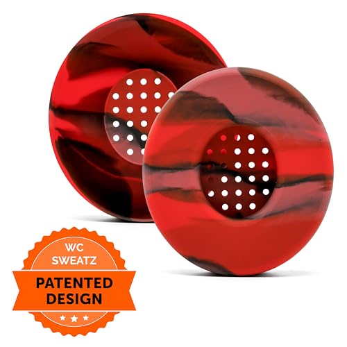 WC SweatZ Solo - Patented Earpad Sweat Covers for Beats Solo 4 & 3, Made by Wicked Cushions | Sweatproof & Machine Washable | Lava - color: Lava