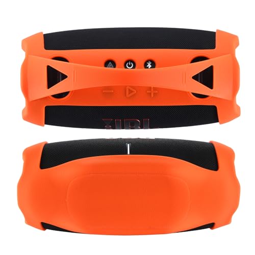 Silicone Cover for JBL Xtreme 4, Protective Case, Shockproof (Orange)