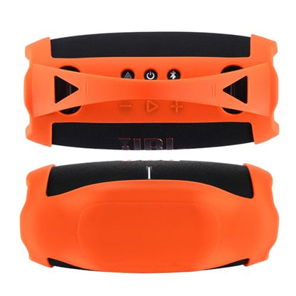 Silicone Cover for JBL Xtreme 4, Protective Case, Shockproof (Orange)