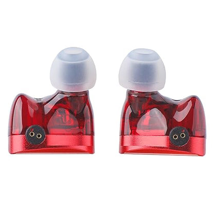 Linsoul 7HZ SONUS 1DD+1BA Dual Driver in Ear Monitor HiFi Wired Earbuds IEM - color: Red