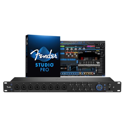 Fender Quantum LT 16 | 16-in 8-out USB-C Audio Interface for Music Production, Eight MAX-HD Mic Preamps, 14 Line Inputs, Low-Latency Drivers, Loopback, Balanced Outputs, Headphone Amp, Mac & PC | 16-in 8-out USB-C Audio Interface for Music Production. Eig