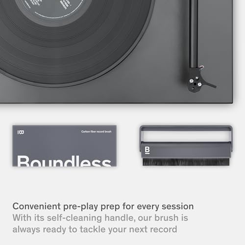 Boundless Audio Record Cleaner Brush - Carbon Fiber Anti-Static Vinyl Brush