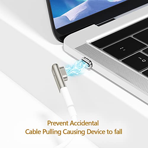 USB C Magnetic Adapter Right Angle USB C Adapter 24 pin Male to Female Connector 24pins 100W PD Fast Charge 20Gbs Data Transfer USB3.1, Champagne Gold - color: Usb c magnetic adapter right angle