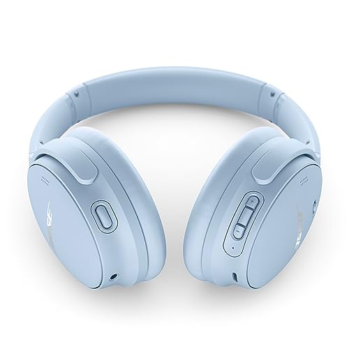 Bose QuietComfort Wireless Noise Cancelling Headphones, Bluetooth Over Ear Headphones with Up to 24 Hours of Battery Life, Moonstone Blue - Limited Edition (Renewed) - color: Moonstone Blue