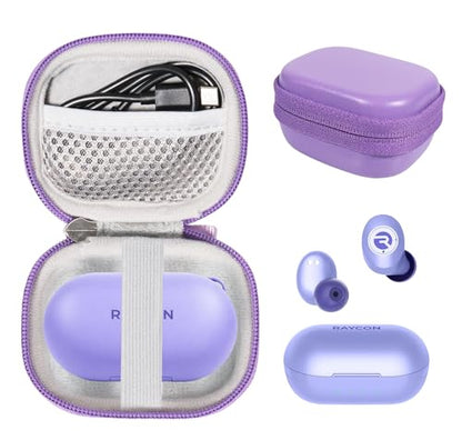 Case for Raycon Everyday Earbuds (2024 Edition) - in-Ear Buds, Raycon Fitness Earbuds (Purple) - color: Purple