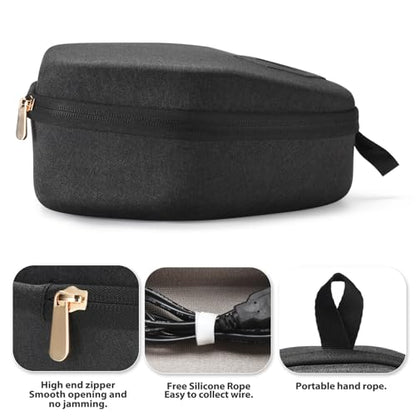 Headphone Case for Xbox Wireless Gaming Headset,Xbox Series X|S,Xbox One | Microsoft TLL-00001 Xbox Headset Bluetooth Over-Ear Headphones,Hard Shell Travel Carrying Bag with Cable Storage