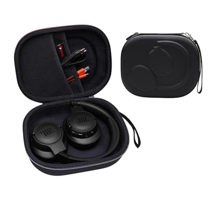 XANAD Hard Case for JBL Tune 720BT/770NC/710BT/760NC/700BT/750BT/510BT/660NC/520BT/500/E45BT and JBL Live 770NC/660NC/650BT/460NC/670NC/400BT/500BT and Wireless Headphone,Black - color: Black Outside+Black Inside