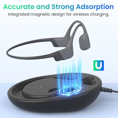 Charging Stand Compatible with Shokz Headphones, 3.93ft Wireless Charger Dock Cord USB Magnetic Charging Cable for Shokz Headphones OpenRun Pro,OpenRun,OpenRun Mini, OpenRun Pro Mini
