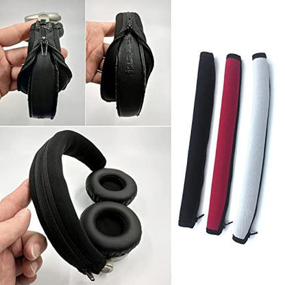 Replacement Headband Cushion Pad Cover Protector for Major I/II MID Headset Headphones Headphones - color: Black