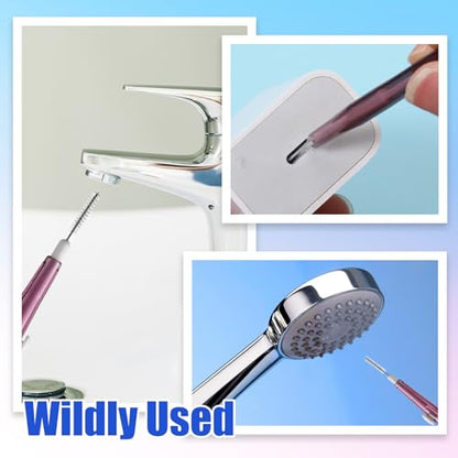 10 Pcs Charging Port Cleaner Phone Charge Port Cleaning Tool Kit Anti-Clogging Mini Brushes Cleaner Dual Side Multifunction Tools for Phone Camera Lens Speaker and Receiver - color: Purple