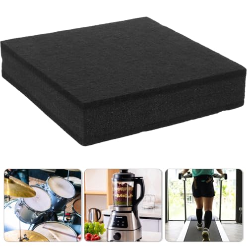 Sound Absorbing Turntable Isolation Pads for Music Equipment Black