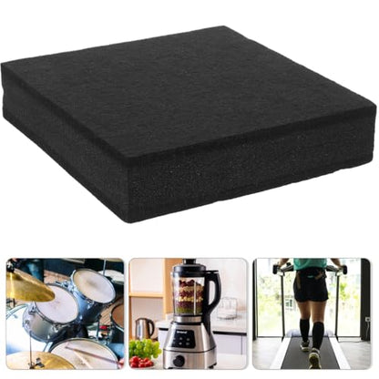 Sound Absorbing Turntable Isolation Pads for Music Equipment Black