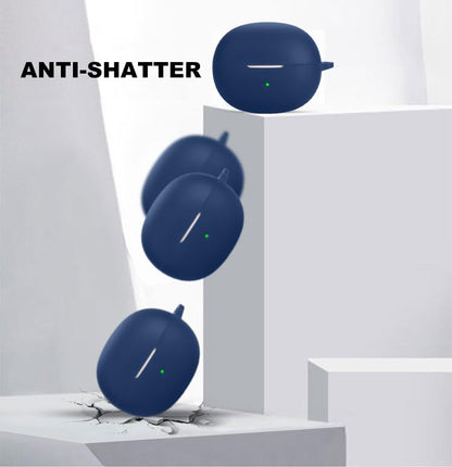 Silicon Case Cover Compatible with King Lucky Clip on Earbuds Open Ear Headphones i121 True Wireless Earbuds - color: Blue