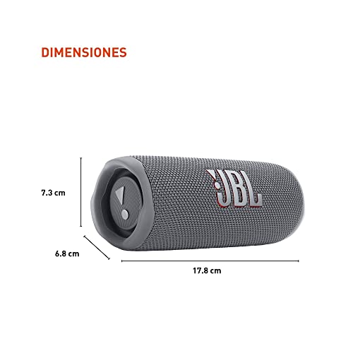 JBL FLIP 6 Portable Wireless Bluetooth Speaker Waterproof - Gray (Renewed) - color: Grey