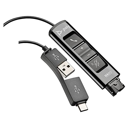 POLY Da85 USB to Qd - size: Standard Version, style: Digital Adapter with Built-In Buttons