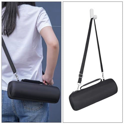 co2CREA Hard Case for Sony ULT Field 1 Bluetooth Compact Speaker, Black | Portable Travel Bag Replacement with Detachable Shoulder Strap and Handle, Shockproof EVA Shell and Soft Lining - color: Black Case, style: Case for Sony ULT Field 1