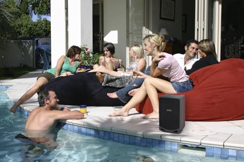 Samson Expedition XP106w 100 Watt Rechargeable Bluetooth Speaker with Wireless Handheld Microphone, Black | Key details: 100 watts with Bluetooth, Wireless HH mic (rechargable battery)