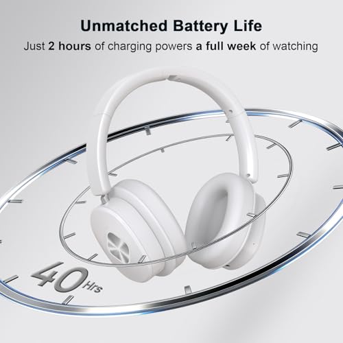 Wireless Headphones for TV, TV Headphones Wireless for Seniors with Transmitter Charging Base, 3 Audio Modes & Low Latency & Blutooth 5.4, Bluetooth Headphones for TV Watching, Gifts for Elderly