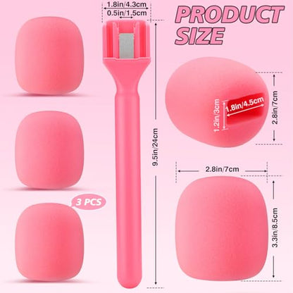 Facmogu Pink Mic Holder for DJI Wireless Mic, Handle for Rode Wireless Pro