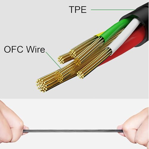 2pack 2.5mm to 3.5mm Audio Cable 3.6FT Replacement for Bose QC35 QC25 NC700 | 2pcs Grey 2.5mm Male to 3.5mm Male, Aux Cord, 1.1M, Headphone Wire Compatible with Bose QC45 QC35II QC25 NC700 Headphones
