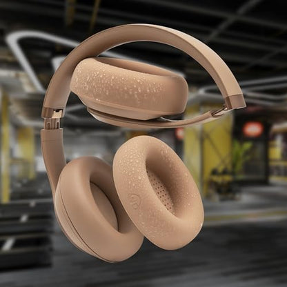 WC SweatZ Studio Pro - Patented Silicone Earpad Covers for Beats Studio Pro | Made by Wicked Cushions | Sweatproof & Easily Washable | Dune - color: Dune