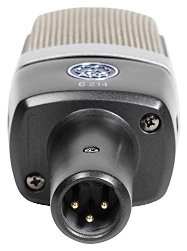 AKG C214 Professional Large-Diaphragm Studio Condenser Mic Recording Mic Bundle with Audio Technica ATH-M30X Monitor Headphones and Rockville RockShield 1 Mic Isolation Shield