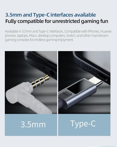 KZ Duet 유선 이어버드, 듀얼 다이나믹 인이어 헤드폰, 마이크 3.5mm 잭 포함 | 소음 차단, 인체 공학적 맞춤형 핏, USB C - 3.5mm 어댑터, 음악, 전화 통화 및 여행용 4EQ 내장 DSP - color: DSP 마이크, style: 화이트