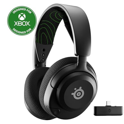 SteelSeries Arctis Nova 5X Wireless Multi-System Gaming Headset — Neodymium Magnetic Drivers — 100+ Audio Presets — 60 HR Battery — 2.4GHz or BT — ClearCast Gen2.X Mic — Xbox, PC, PS, Switch, Mobile - color: Black, style: Xbox