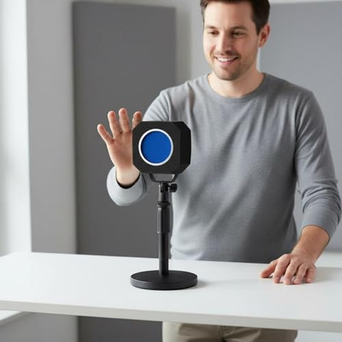 Mic Sound Absorbing Foam Windproof Vocal Pickup Separation Cover Lightweight Vocal Pickup Reflection Screen for Vocalists