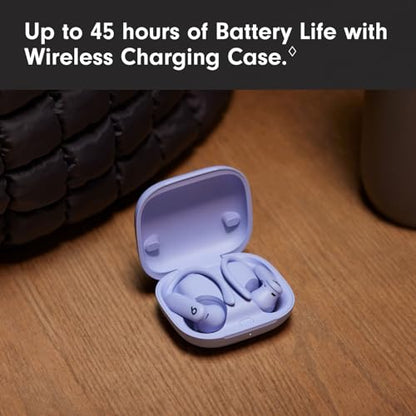 Beats Powerbeats Pro 2 - Wireless Noise Cancelling Workout Earbuds with Secure- Fit Earhooks, Up to 45-Hour Battery with Charging Case, Sweat & Water Resistant, Heart Rate Monitoring - Hyper Purple | H2 chip with ANC and biometric sensors for workouts, ru