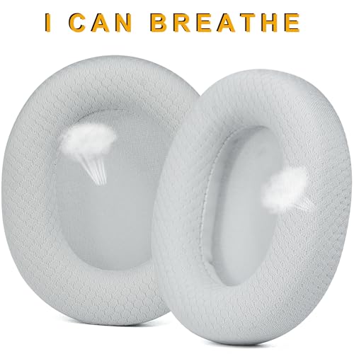 Defean Earpads for SteelSeries Arctis 7/9 (Not Fit Nova)-White - color: Grey