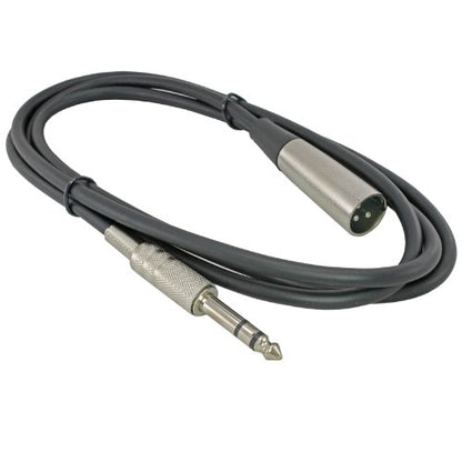 XLR to 1/4" Cable (50ft, XLR MALE-1/4" TRS) - color: XLR MALE-1/4" TRS, size: 50ft