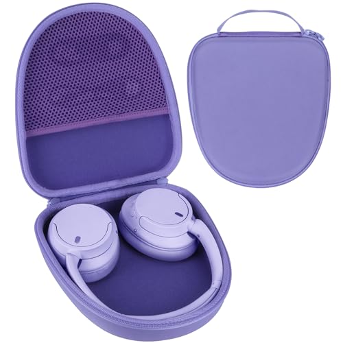 Case for Sony WH-CH720N WH-CH520 WH-CH510 WH-CH710N Headphones | Hard Shell Shockproof, Mesh Bag Organizer, Lightweight Travel, fit for WH-1000XM3 Noise Canceling Headphones - color: Purple Case, size: for WH-CH720N