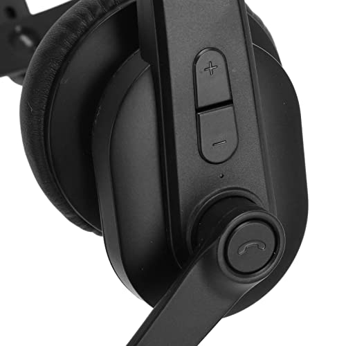 EBTOOLS Bluetooth Cordless Headset, Mono Telephone Headset with Rotatable Microphone, 11h Talk Time, All Day Comfort Design, Single Ear Call Center Headset for Office Home