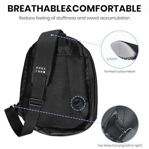 APEXINNO Hard Carrying Case for Meta Quest 3S/3, Large Storage Shoulder Bag, Travel Case Compatible with Battery Head Strap