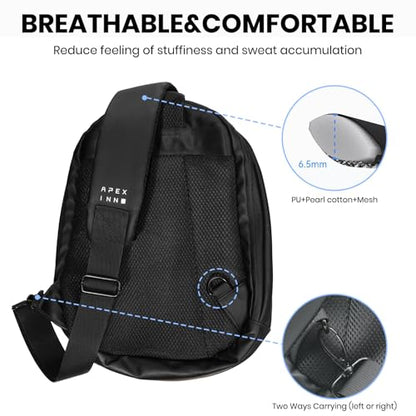 APEXINNO Hard Carrying Case for Meta Quest 3S/3, Large Storage Shoulder Bag, Travel Case Compatible with Battery Head Strap