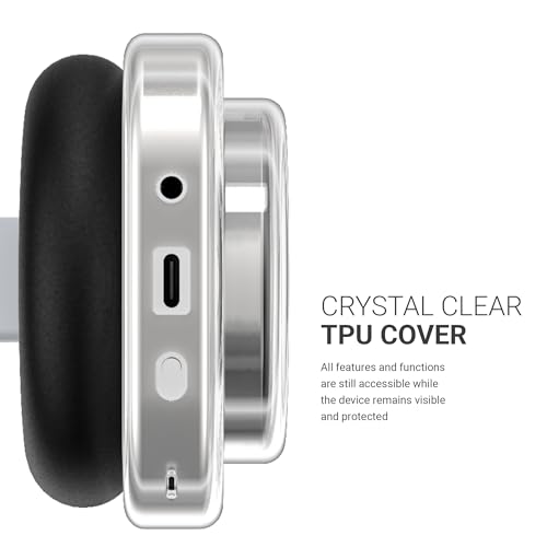 kwmobile Covers Compatible with Nothing Headphone (1) Case - 2X Ear Cup Cases Protectors Accessories - Transparent - color: transparent