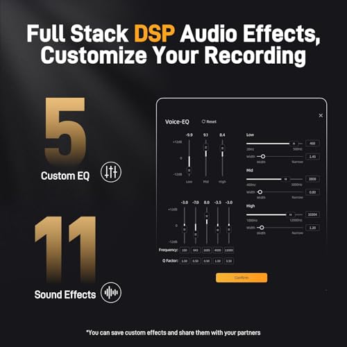 MAONO USB Studio Microphone for Streaming, Recording, Podcasting, Singing | PC Condenser Mic Kit with Shock Mount, Boom Arm, Software, Mute, Gain Knob, Volume Contro, PM450