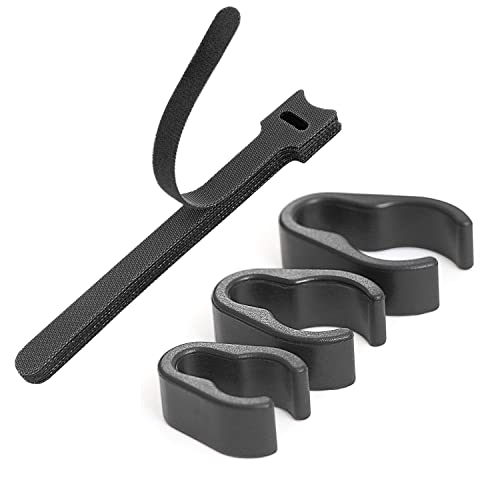 Microphone Stand Cable Clips, Boom Pole Plastic Mount Clamps, 48 PCS - size: 48 pcs