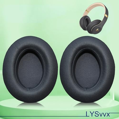 Studio 3 Ear Pads - Replacement Earpads for Beats Studio 2 3.0 Headphones (Titanium Grey) - color: Titanium Grey
