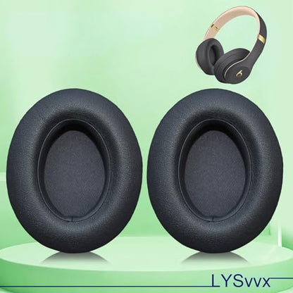 Studio 3 Ear Pads - Replacement Earpads for Beats Studio 2 3.0 Headphones (Titanium Grey) - color: Titanium Grey